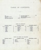 Table of Contents, Wicomico - Somerset - Worcester Counties 1877